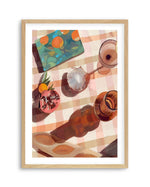 Summer Still Life I Art Print-PRINT-Olive et Oriel-Olive et Oriel-A5 | 5.8" x 8.3" | 14.8 x 21cm-Oak-With White Border-Buy-Australian-Art-Prints-Online-with-Olive-et-Oriel-Your-Artwork-Specialists-Austrailia-Decorate-With-Coastal-Photo-Wall-Art-Prints-From-Our-Beach-House-Artwork-Collection-Fine-Poster-and-Framed-Artwork