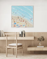 Summer in Bondi by Belinda Stone | Framed Canvas-CANVAS-You can shop wall art online with Olive et Oriel for everything from abstract art to fun kids wall art. Our beautiful modern art prints and canvas art are available from large canvas prints to wall art paintings and our proudly Australian artwork collection offers only the highest quality framed large wall art and canvas art Australia - You can buy fashion photography prints or Hampton print posters and paintings on canvas from Olive et Ori