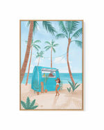 Summer in Bora Bora by Petra Lizde | Framed Canvas Art Print