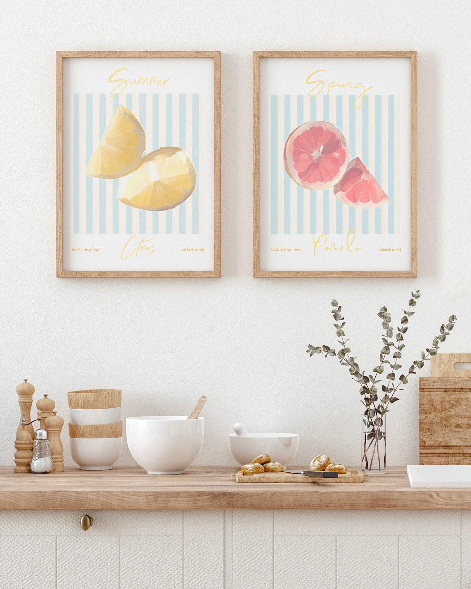 Summer Citrus Art Print-PRINT-Olive et Oriel-Olive et Oriel-Buy-Australian-Art-Prints-Online-with-Olive-et-Oriel-Your-Artwork-Specialists-Austrailia-Decorate-With-Coastal-Photo-Wall-Art-Prints-From-Our-Beach-House-Artwork-Collection-Fine-Poster-and-Framed-Artwork