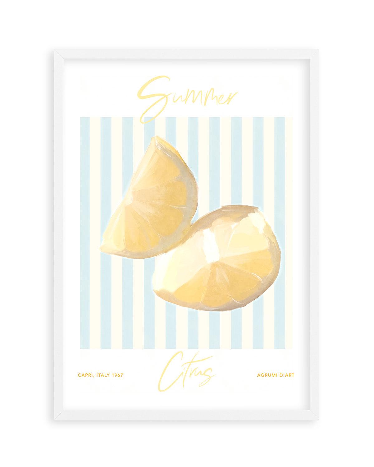 Summer Citrus Art Print-PRINT-Olive et Oriel-Olive et Oriel-A5 | 5.8" x 8.3" | 14.8 x 21cm-White-With White Border-Buy-Australian-Art-Prints-Online-with-Olive-et-Oriel-Your-Artwork-Specialists-Austrailia-Decorate-With-Coastal-Photo-Wall-Art-Prints-From-Our-Beach-House-Artwork-Collection-Fine-Poster-and-Framed-Artwork