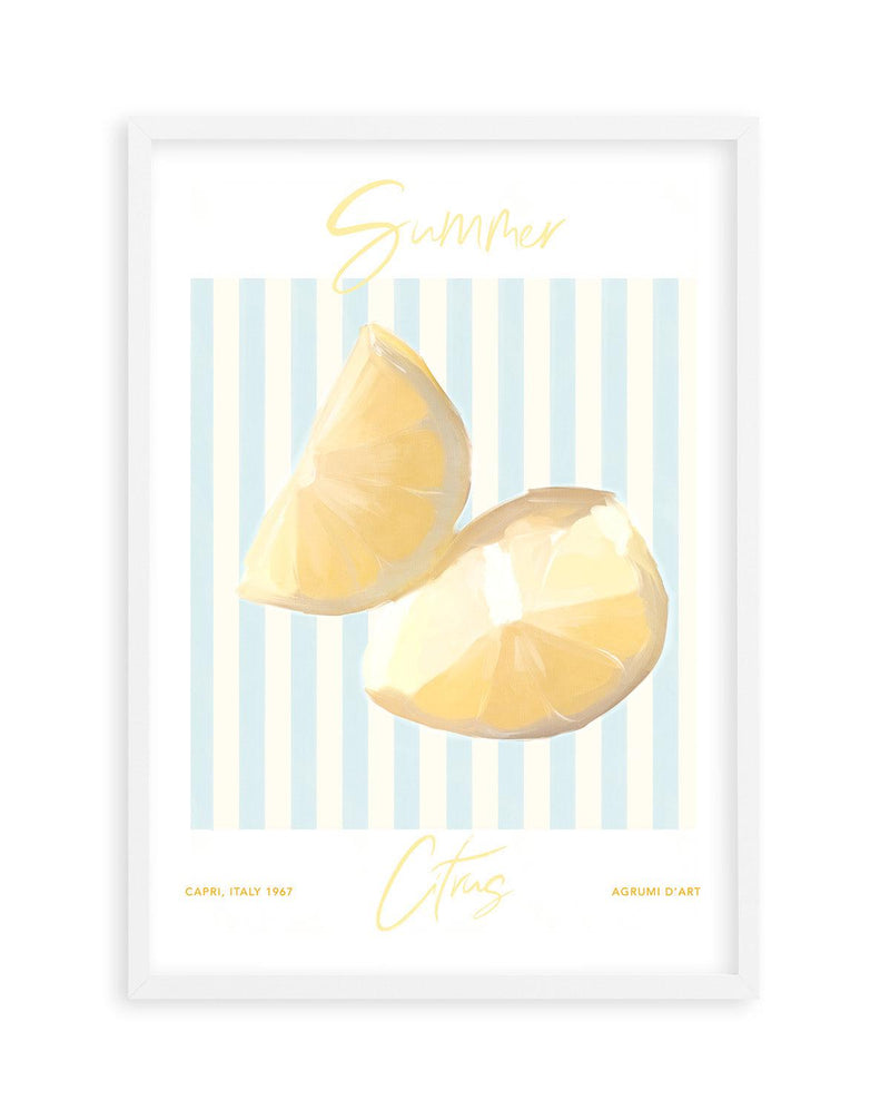 Summer Citrus Art Print-PRINT-Olive et Oriel-Olive et Oriel-A5 | 5.8" x 8.3" | 14.8 x 21cm-White-With White Border-Buy-Australian-Art-Prints-Online-with-Olive-et-Oriel-Your-Artwork-Specialists-Austrailia-Decorate-With-Coastal-Photo-Wall-Art-Prints-From-Our-Beach-House-Artwork-Collection-Fine-Poster-and-Framed-Artwork