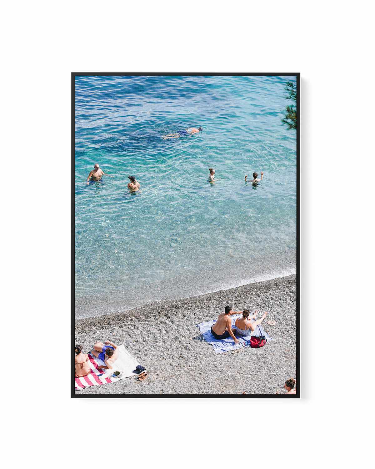 Summertime by Kamalia Studio | Framed Canvas Art Print