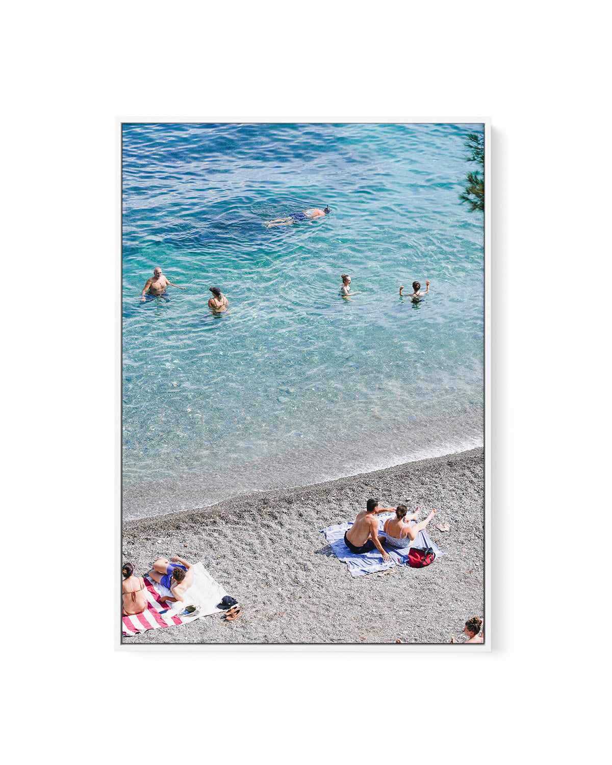 Summertime by Kamalia Studio | Framed Canvas Art Print