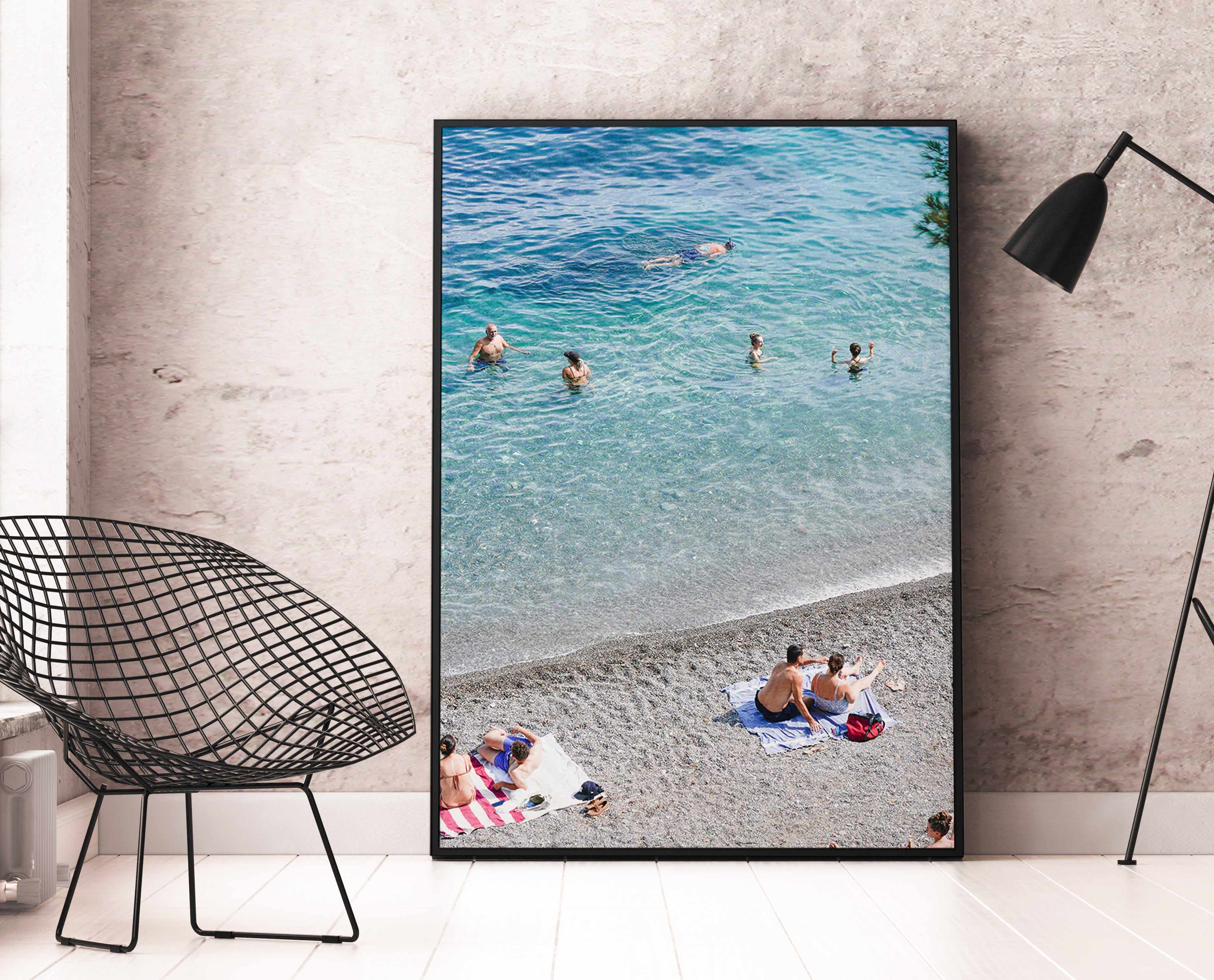 Summertime by Kamalia Studio | Framed Canvas Art Print