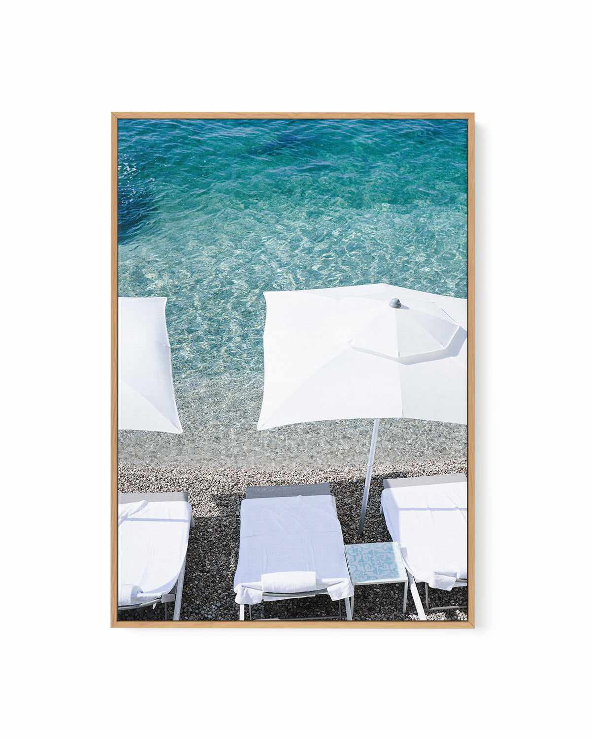 Sunbathe by Kamalia Studio | Framed Canvas Art Print