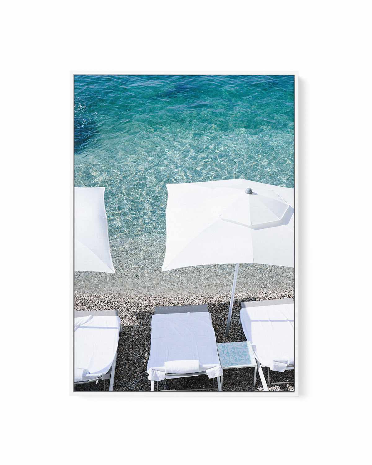 Sunbathe by Kamalia Studio | Framed Canvas Art Print