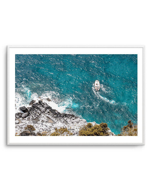 Sunday Sailing | Capri Art Print-PRINT-Olive et Oriel-Olive et Oriel-A5 | 5.8" x 8.3" | 14.8 x 21cm-Unframed Art Print-With White Border-Buy-Australian-Art-Prints-Online-with-Olive-et-Oriel-Your-Artwork-Specialists-Austrailia-Decorate-With-Coastal-Photo-Wall-Art-Prints-From-Our-Beach-House-Artwork-Collection-Fine-Poster-and-Framed-Artwork
