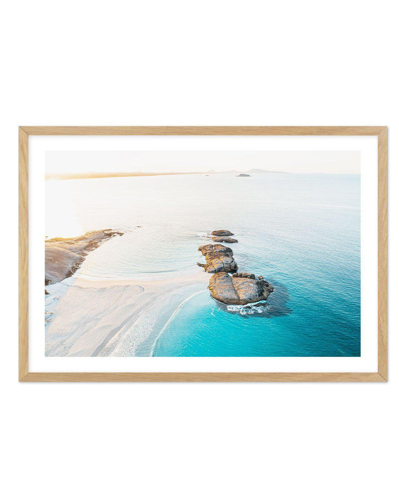 Sunrise over Wylie Bay, Esperance Art Print-PRINT-Olive et Oriel-Olive et Oriel-A5 | 5.8" x 8.3" | 14.8 x 21cm-Oak-With White Border-Buy-Australian-Art-Prints-Online-with-Olive-et-Oriel-Your-Artwork-Specialists-Austrailia-Decorate-With-Coastal-Photo-Wall-Art-Prints-From-Our-Beach-House-Artwork-Collection-Fine-Poster-and-Framed-Artwork