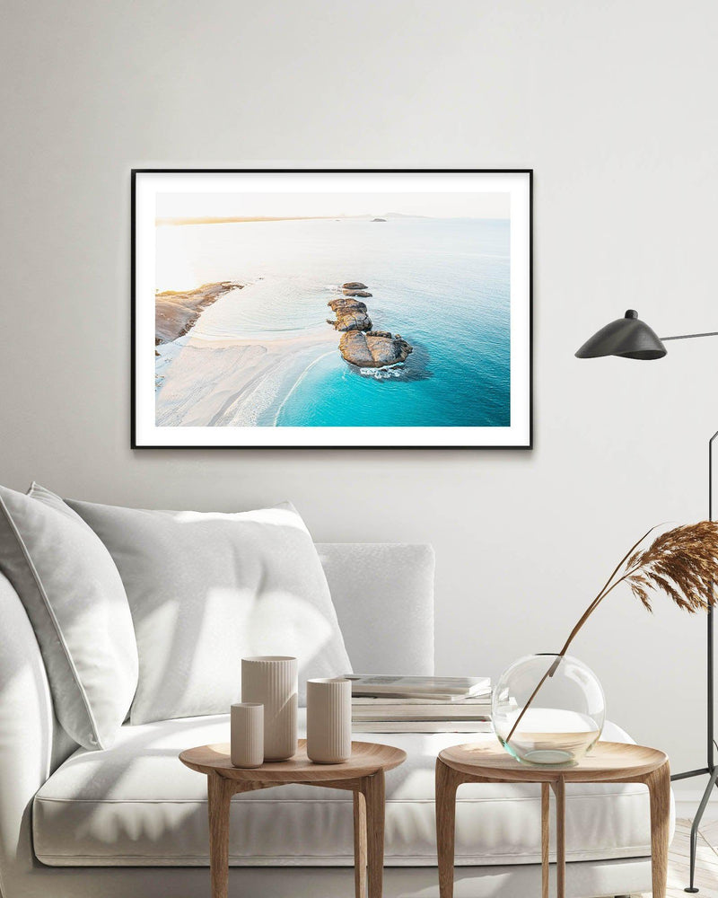 Sunrise over Wylie Bay, Esperance Art Print-PRINT-Olive et Oriel-Olive et Oriel-Buy-Australian-Art-Prints-Online-with-Olive-et-Oriel-Your-Artwork-Specialists-Austrailia-Decorate-With-Coastal-Photo-Wall-Art-Prints-From-Our-Beach-House-Artwork-Collection-Fine-Poster-and-Framed-Artwork