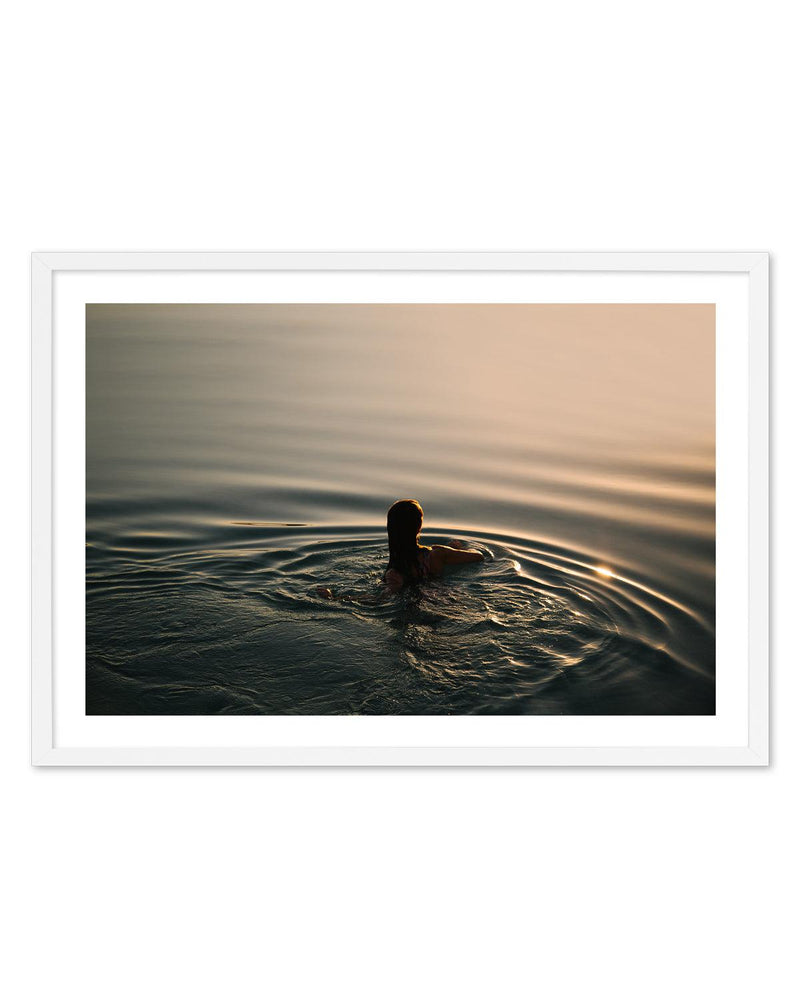 Sunset Swims by Jovani Demetrie Art Print-PRINT-Olive et Oriel-Jovani Demetrie-A5 | 5.8" x 8.3" | 14.8 x 21cm-White-With White Border-Buy-Australian-Art-Prints-Online-with-Olive-et-Oriel-Your-Artwork-Specialists-Austrailia-Decorate-With-Coastal-Photo-Wall-Art-Prints-From-Our-Beach-House-Artwork-Collection-Fine-Poster-and-Framed-Artwork
