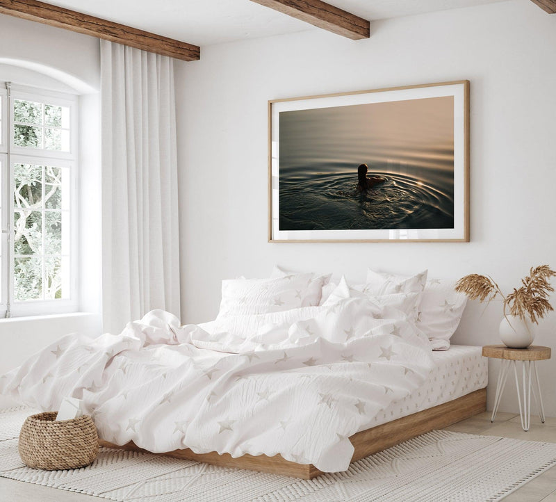 Sunset Swims by Jovani Demetrie Art Print-PRINT-Olive et Oriel-Jovani Demetrie-Buy-Australian-Art-Prints-Online-with-Olive-et-Oriel-Your-Artwork-Specialists-Austrailia-Decorate-With-Coastal-Photo-Wall-Art-Prints-From-Our-Beach-House-Artwork-Collection-Fine-Poster-and-Framed-Artwork