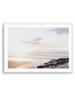 Sunset at Snapper Rocks, QLD Art Print-PRINT-Olive et Oriel-Olive et Oriel-A5 | 5.8" x 8.3" | 14.8 x 21cm-Unframed Art Print-With White Border-Buy-Australian-Art-Prints-Online-with-Olive-et-Oriel-Your-Artwork-Specialists-Austrailia-Decorate-With-Coastal-Photo-Wall-Art-Prints-From-Our-Beach-House-Artwork-Collection-Fine-Poster-and-Framed-Artwork