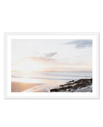 Sunset at Snapper Rocks, QLD Art Print-PRINT-Olive et Oriel-Olive et Oriel-A5 | 5.8" x 8.3" | 14.8 x 21cm-White-With White Border-Buy-Australian-Art-Prints-Online-with-Olive-et-Oriel-Your-Artwork-Specialists-Austrailia-Decorate-With-Coastal-Photo-Wall-Art-Prints-From-Our-Beach-House-Artwork-Collection-Fine-Poster-and-Framed-Artwork