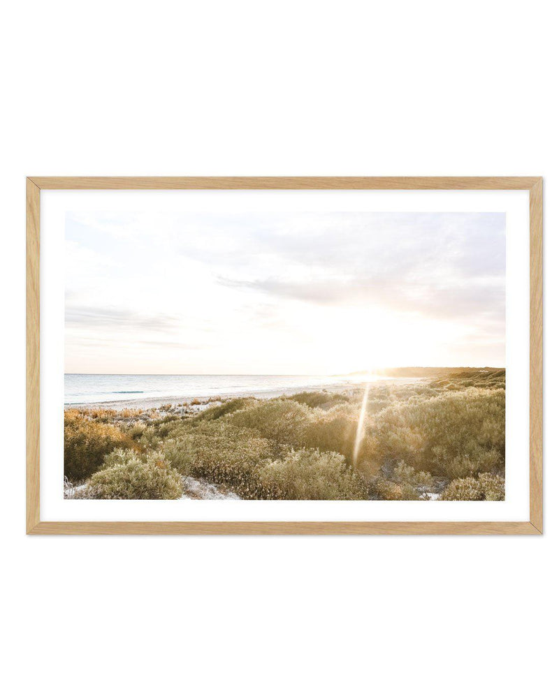 Sunsets at Bunker Bay Art Print-PRINT-Olive et Oriel-Olive et Oriel-A5 | 5.8" x 8.3" | 14.8 x 21cm-Oak-With White Border-Buy-Australian-Art-Prints-Online-with-Olive-et-Oriel-Your-Artwork-Specialists-Austrailia-Decorate-With-Coastal-Photo-Wall-Art-Prints-From-Our-Beach-House-Artwork-Collection-Fine-Poster-and-Framed-Artwork