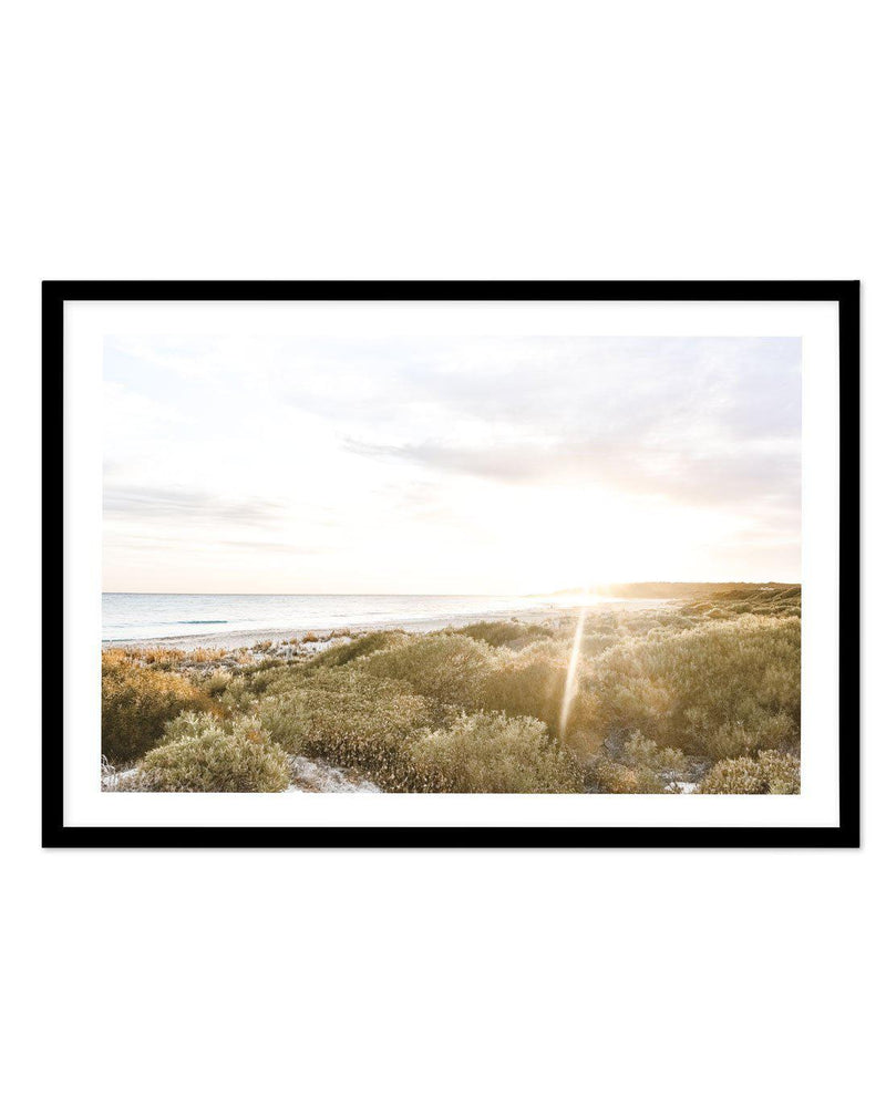 Sunsets at Bunker Bay Art Print-PRINT-Olive et Oriel-Olive et Oriel-A5 | 5.8" x 8.3" | 14.8 x 21cm-Black-With White Border-Buy-Australian-Art-Prints-Online-with-Olive-et-Oriel-Your-Artwork-Specialists-Austrailia-Decorate-With-Coastal-Photo-Wall-Art-Prints-From-Our-Beach-House-Artwork-Collection-Fine-Poster-and-Framed-Artwork