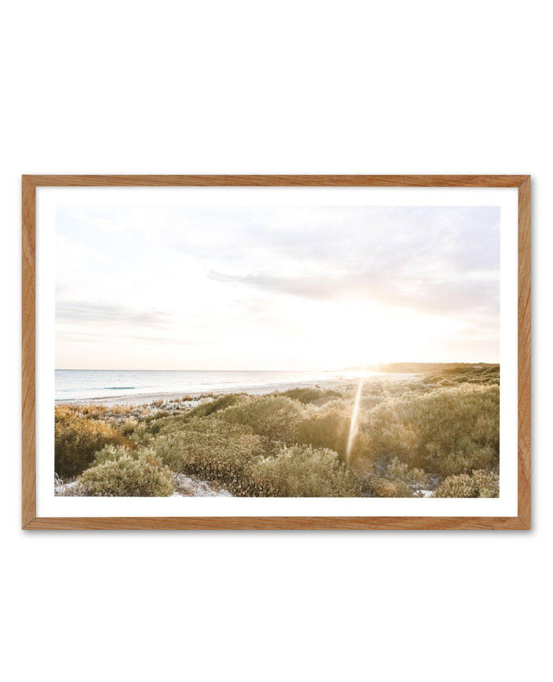 Sunsets at Bunker Bay Art Print-PRINT-Olive et Oriel-Olive et Oriel-50x70 cm | 19.6" x 27.5"-Walnut-With White Border-Buy-Australian-Art-Prints-Online-with-Olive-et-Oriel-Your-Artwork-Specialists-Austrailia-Decorate-With-Coastal-Photo-Wall-Art-Prints-From-Our-Beach-House-Artwork-Collection-Fine-Poster-and-Framed-Artwork