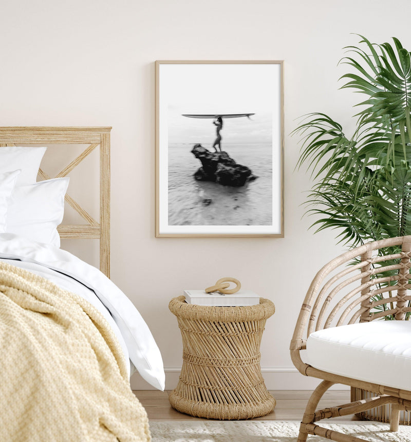 Surf Check by Mario Stefanelli Art Print-PRINT-Olive et Oriel-Mario Stefanelli-Buy-Australian-Art-Prints-Online-with-Olive-et-Oriel-Your-Artwork-Specialists-Austrailia-Decorate-With-Coastal-Photo-Wall-Art-Prints-From-Our-Beach-House-Artwork-Collection-Fine-Poster-and-Framed-Artwork