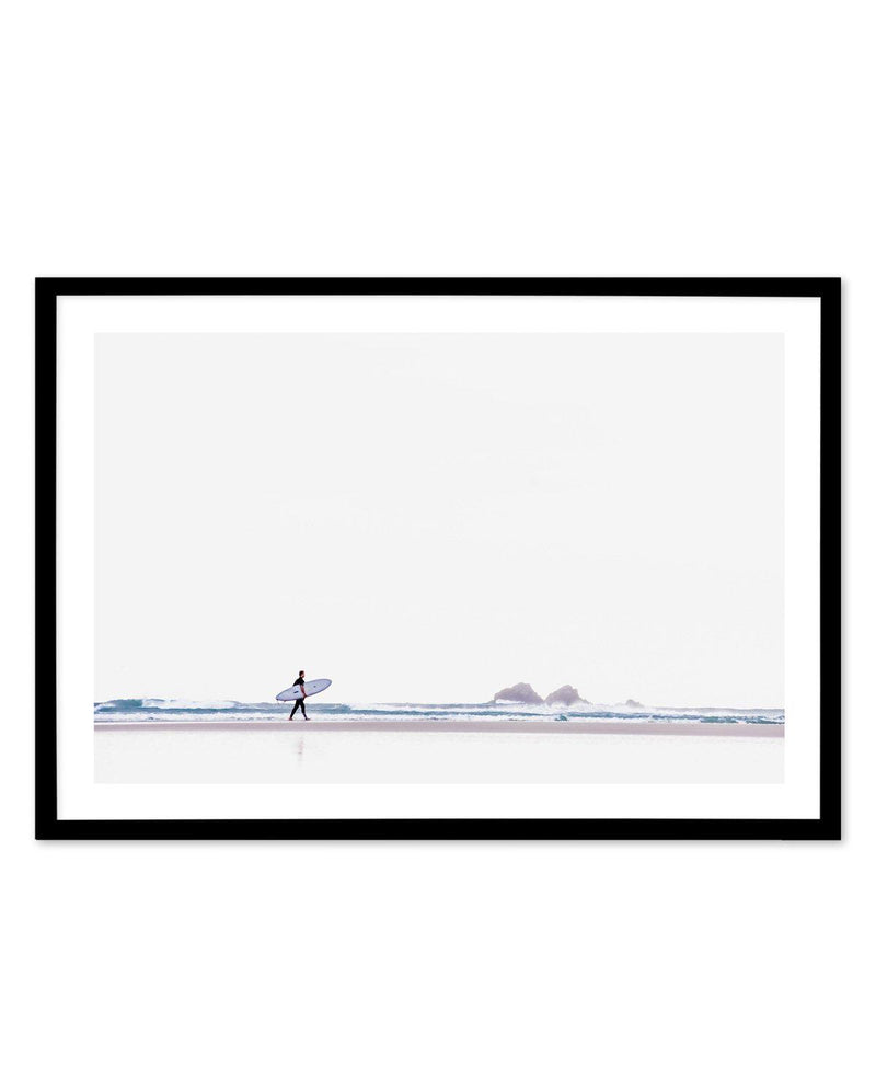 Surf Haze II, Byron Bay Art Print-PRINT-Olive et Oriel-Olive et Oriel-A5 | 5.8" x 8.3" | 14.8 x 21cm-Black-With White Border-Buy-Australian-Art-Prints-Online-with-Olive-et-Oriel-Your-Artwork-Specialists-Austrailia-Decorate-With-Coastal-Photo-Wall-Art-Prints-From-Our-Beach-House-Artwork-Collection-Fine-Poster-and-Framed-Artwork