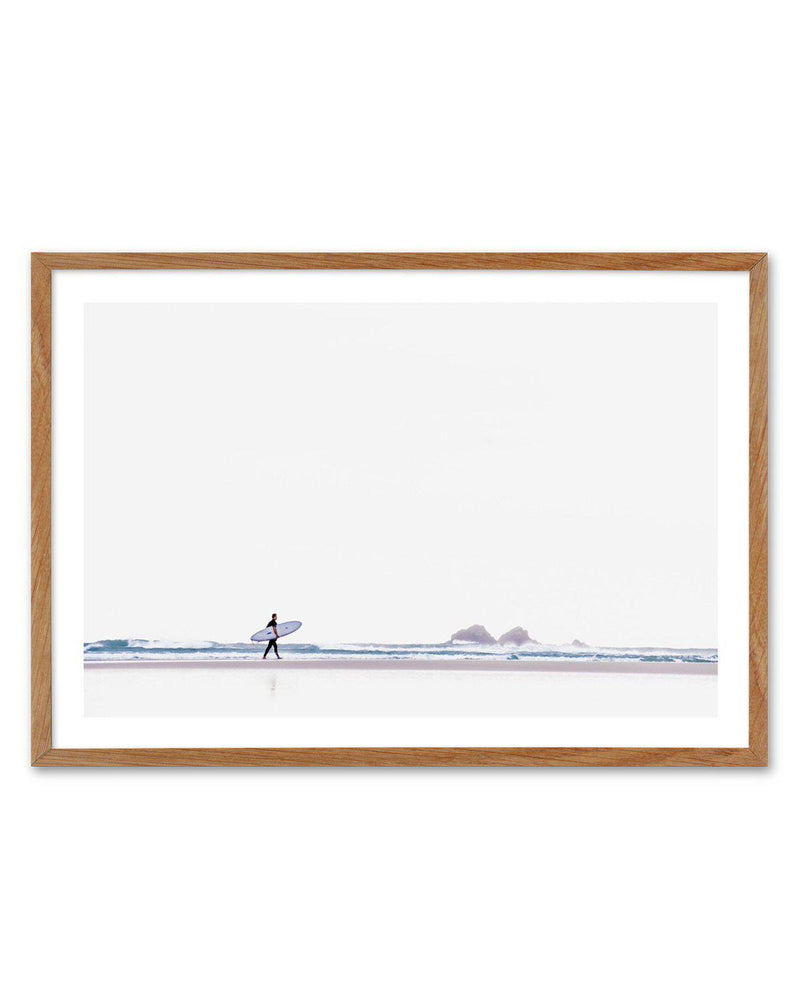 Surf Haze II, Byron Bay Art Print-PRINT-Olive et Oriel-Olive et Oriel-50x70 cm | 19.6" x 27.5"-Walnut-With White Border-Buy-Australian-Art-Prints-Online-with-Olive-et-Oriel-Your-Artwork-Specialists-Austrailia-Decorate-With-Coastal-Photo-Wall-Art-Prints-From-Our-Beach-House-Artwork-Collection-Fine-Poster-and-Framed-Artwork