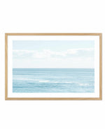Surf Horizon | Merimbula Art Print-PRINT-Olive et Oriel-Olive et Oriel-A5 | 5.8" x 8.3" | 14.8 x 21cm-Oak-With White Border-Buy-Australian-Art-Prints-Online-with-Olive-et-Oriel-Your-Artwork-Specialists-Austrailia-Decorate-With-Coastal-Photo-Wall-Art-Prints-From-Our-Beach-House-Artwork-Collection-Fine-Poster-and-Framed-Artwork