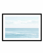 Surf Horizon | Merimbula Art Print-PRINT-Olive et Oriel-Olive et Oriel-A5 | 5.8" x 8.3" | 14.8 x 21cm-Black-With White Border-Buy-Australian-Art-Prints-Online-with-Olive-et-Oriel-Your-Artwork-Specialists-Austrailia-Decorate-With-Coastal-Photo-Wall-Art-Prints-From-Our-Beach-House-Artwork-Collection-Fine-Poster-and-Framed-Artwork