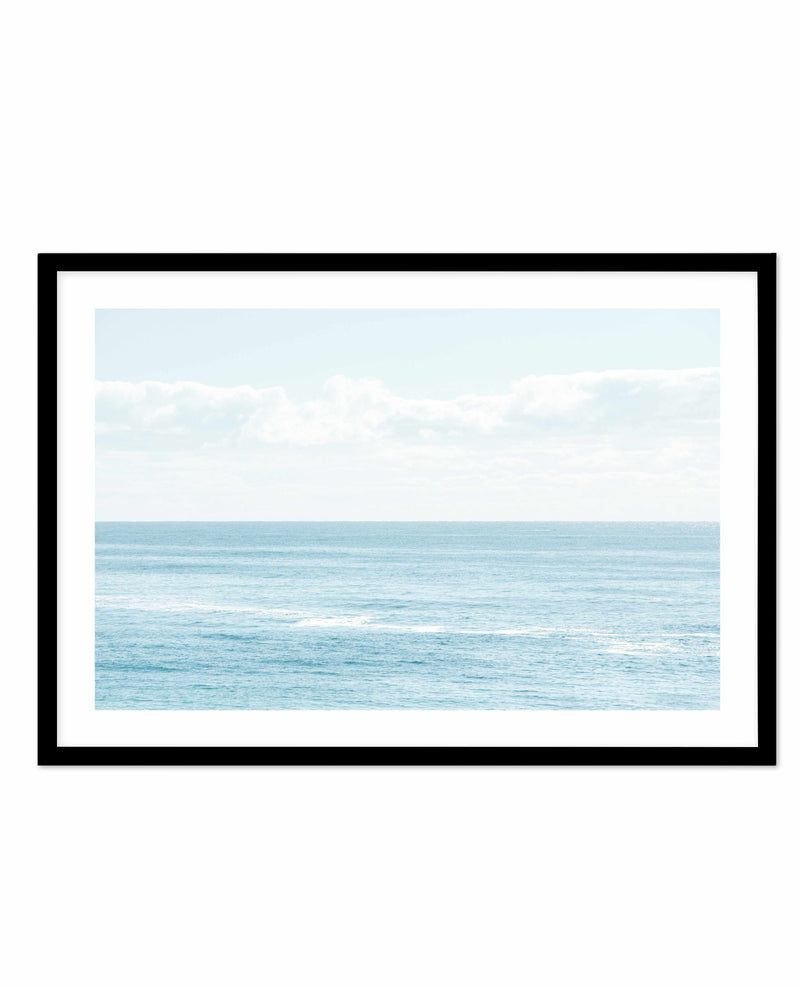 Surf Horizon | Merimbula Art Print-PRINT-Olive et Oriel-Olive et Oriel-A5 | 5.8" x 8.3" | 14.8 x 21cm-Black-With White Border-Buy-Australian-Art-Prints-Online-with-Olive-et-Oriel-Your-Artwork-Specialists-Austrailia-Decorate-With-Coastal-Photo-Wall-Art-Prints-From-Our-Beach-House-Artwork-Collection-Fine-Poster-and-Framed-Artwork