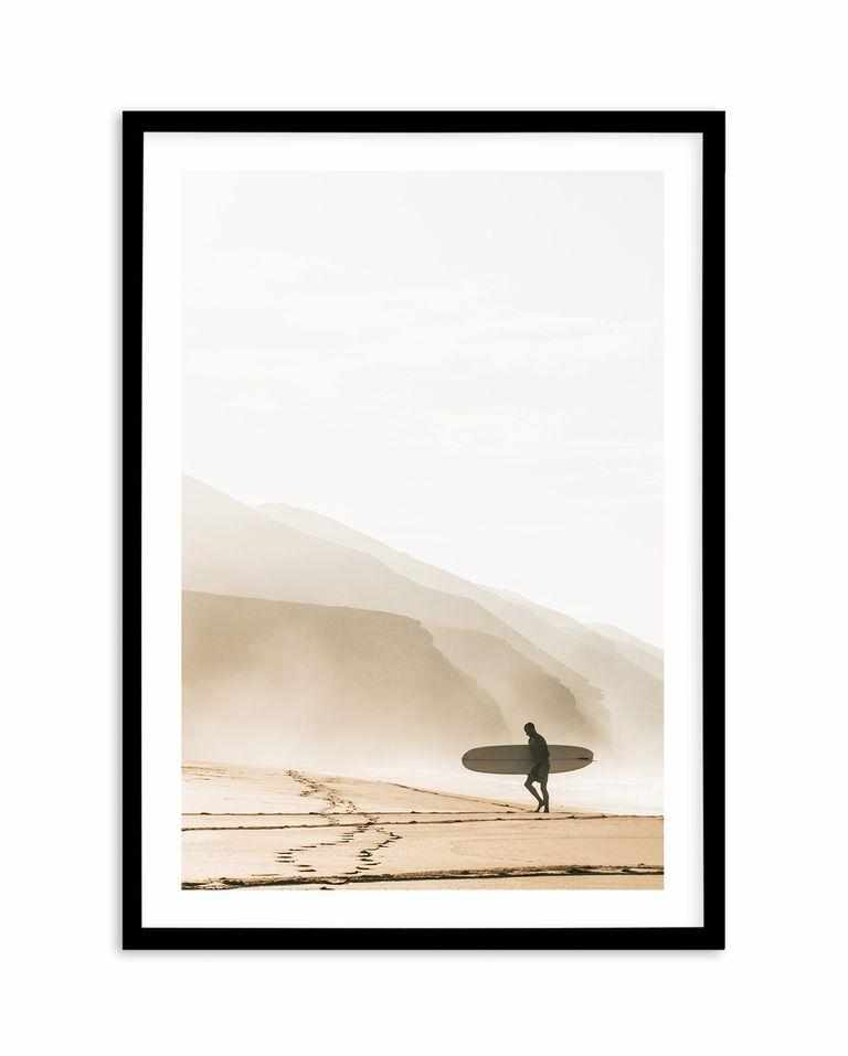Surf Mist Art Print-PRINT-Olive et Oriel-Olive et Oriel-A5 | 5.8" x 8.3" | 14.8 x 21cm-Black-With White Border-Buy-Australian-Art-Prints-Online-with-Olive-et-Oriel-Your-Artwork-Specialists-Austrailia-Decorate-With-Coastal-Photo-Wall-Art-Prints-From-Our-Beach-House-Artwork-Collection-Fine-Poster-and-Framed-Artwork