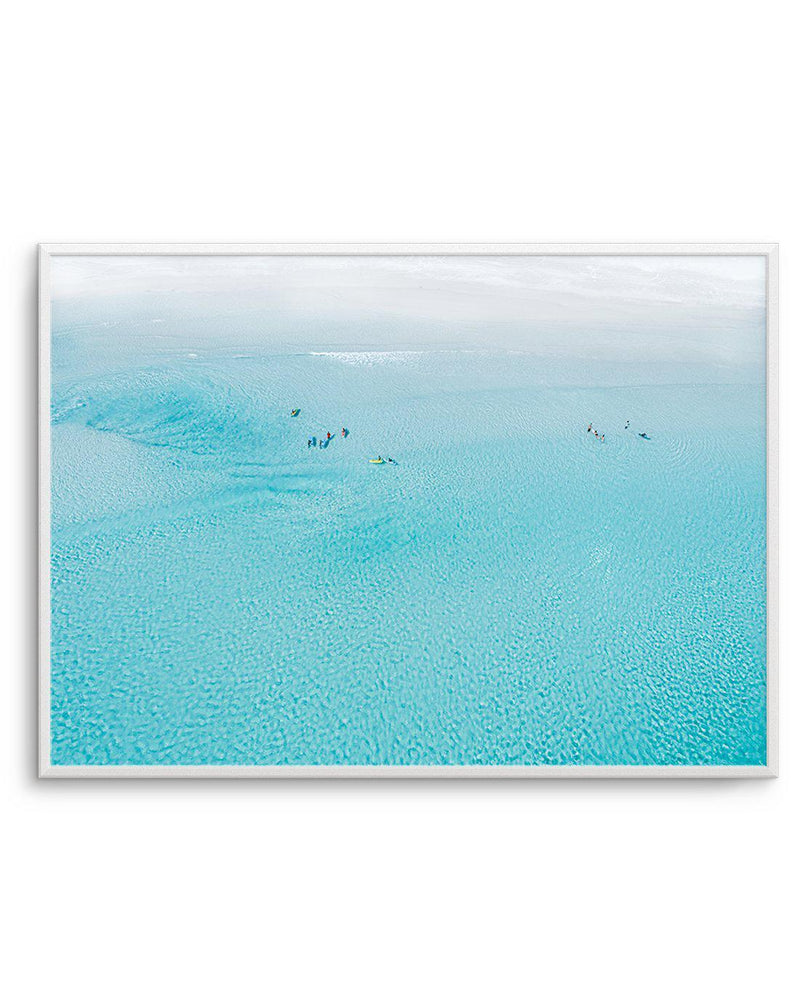 Surf School | Wharton Beach Art Print-PRINT-Olive et Oriel-Olive et Oriel-A5 | 5.8" x 8.3" | 14.8 x 21cm-Unframed Art Print-With White Border-Buy-Australian-Art-Prints-Online-with-Olive-et-Oriel-Your-Artwork-Specialists-Austrailia-Decorate-With-Coastal-Photo-Wall-Art-Prints-From-Our-Beach-House-Artwork-Collection-Fine-Poster-and-Framed-Artwork