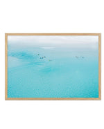 Surf School | Wharton Beach Art Print-PRINT-Olive et Oriel-Olive et Oriel-A5 | 5.8" x 8.3" | 14.8 x 21cm-Oak-With White Border-Buy-Australian-Art-Prints-Online-with-Olive-et-Oriel-Your-Artwork-Specialists-Austrailia-Decorate-With-Coastal-Photo-Wall-Art-Prints-From-Our-Beach-House-Artwork-Collection-Fine-Poster-and-Framed-Artwork