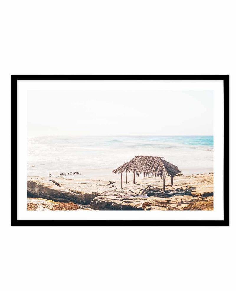 Surf Shack | LS Art Print-PRINT-Olive et Oriel-Olive et Oriel-A5 | 5.8" x 8.3" | 14.8 x 21cm-Black-With White Border-Buy-Australian-Art-Prints-Online-with-Olive-et-Oriel-Your-Artwork-Specialists-Austrailia-Decorate-With-Coastal-Photo-Wall-Art-Prints-From-Our-Beach-House-Artwork-Collection-Fine-Poster-and-Framed-Artwork