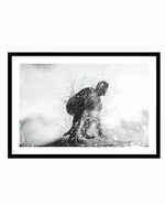 Surf Spray | Gold Coast Art Print-PRINT-Olive et Oriel-Olive et Oriel-A4 | 8.3" x 11.7" | 21 x 29.7cm-Black-With White Border-Buy-Australian-Art-Prints-Online-with-Olive-et-Oriel-Your-Artwork-Specialists-Austrailia-Decorate-With-Coastal-Photo-Wall-Art-Prints-From-Our-Beach-House-Artwork-Collection-Fine-Poster-and-Framed-Artwork
