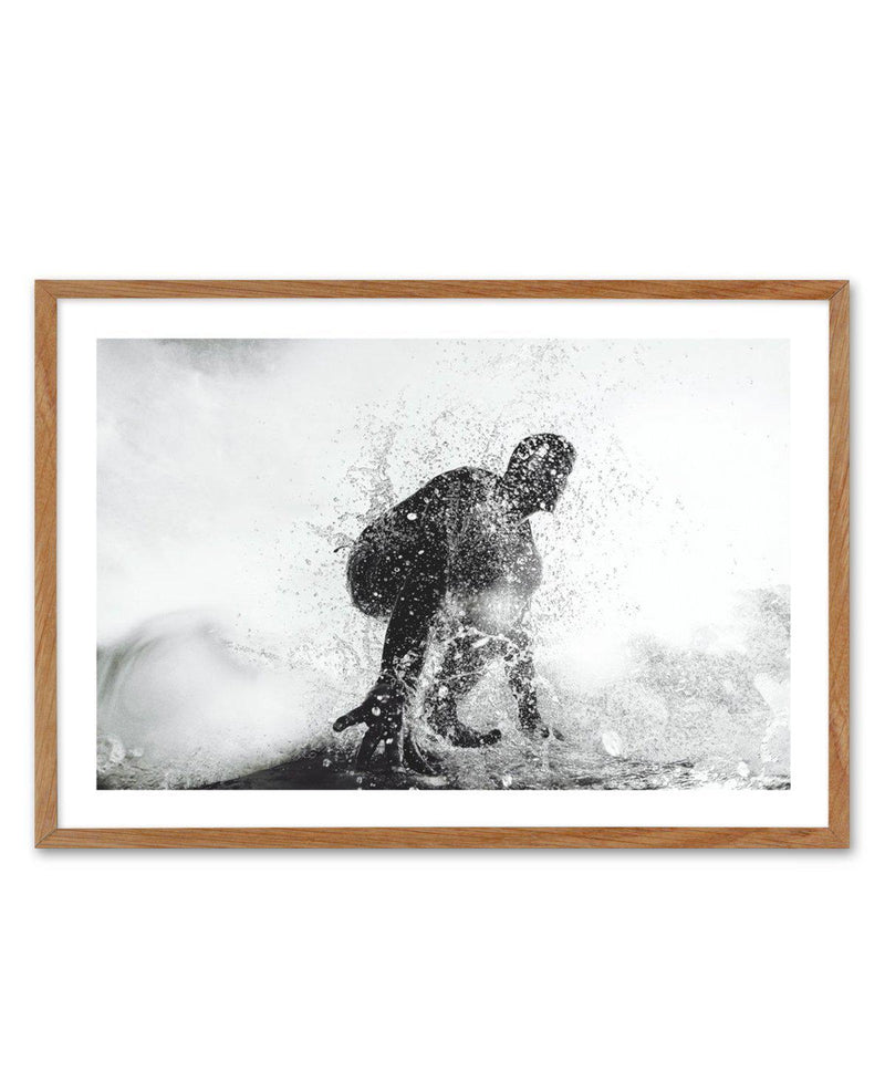 Surf Spray | Gold Coast Art Print-PRINT-Olive et Oriel-Olive et Oriel-50x70 cm | 19.6" x 27.5"-Walnut-With White Border-Buy-Australian-Art-Prints-Online-with-Olive-et-Oriel-Your-Artwork-Specialists-Austrailia-Decorate-With-Coastal-Photo-Wall-Art-Prints-From-Our-Beach-House-Artwork-Collection-Fine-Poster-and-Framed-Artwork