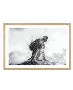 Surf Spray | Gold Coast Art Print-PRINT-Olive et Oriel-Olive et Oriel-A4 | 8.3" x 11.7" | 21 x 29.7cm-Oak-With White Border-Buy-Australian-Art-Prints-Online-with-Olive-et-Oriel-Your-Artwork-Specialists-Austrailia-Decorate-With-Coastal-Photo-Wall-Art-Prints-From-Our-Beach-House-Artwork-Collection-Fine-Poster-and-Framed-Artwork