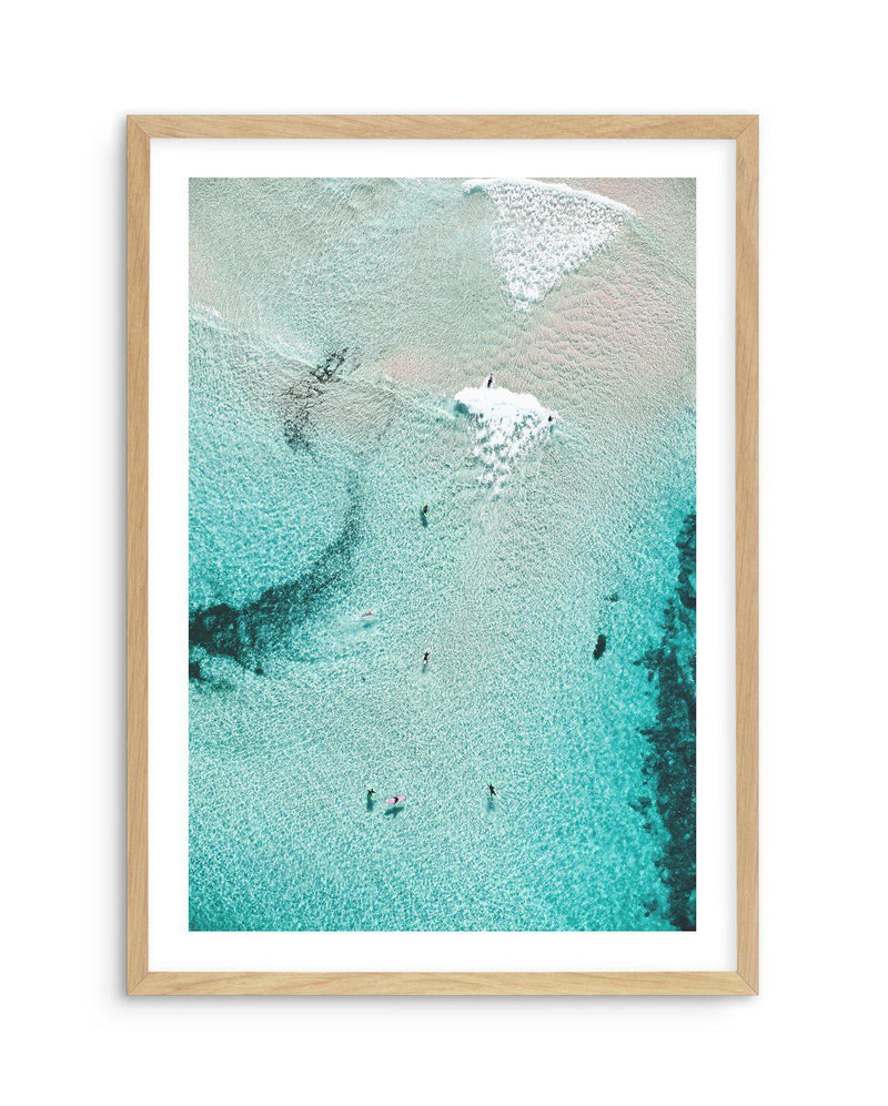 Surf & Swim, Bondi Art Print-PRINT-Olive et Oriel-Olive et Oriel-A5 | 5.8" x 8.3" | 14.8 x 21cm-Oak-With White Border-Buy-Australian-Art-Prints-Online-with-Olive-et-Oriel-Your-Artwork-Specialists-Austrailia-Decorate-With-Coastal-Photo-Wall-Art-Prints-From-Our-Beach-House-Artwork-Collection-Fine-Poster-and-Framed-Artwork