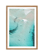 Surf & Swim, Bondi Art Print-PRINT-Olive et Oriel-Olive et Oriel-50x70 cm | 19.6" x 27.5"-Walnut-With White Border-Buy-Australian-Art-Prints-Online-with-Olive-et-Oriel-Your-Artwork-Specialists-Austrailia-Decorate-With-Coastal-Photo-Wall-Art-Prints-From-Our-Beach-House-Artwork-Collection-Fine-Poster-and-Framed-Artwork
