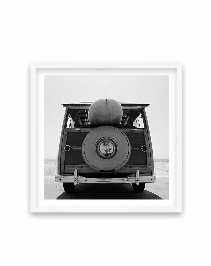 Surf Van No I Art Print-Print-Olive et Oriel-Olive et Oriel-70x70 cm | 27.5" x 27.5"-White-With White Border-Buy-Australian-Art-Prints-Online-with-Olive-et-Oriel-Your-Artwork-Specialists-Austrailia-Decorate-With-Coastal-Photo-Wall-Art-Prints-From-Our-Beach-House-Artwork-Collection-Fine-Poster-and-Framed-Artwork