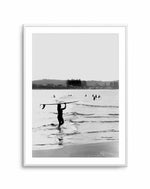 Surfer Girl | Byron Bay Art Print-PRINT-Olive et Oriel-Olive et Oriel-A4 | 8.3" x 11.7" | 21 x 29.7cm-Unframed Art Print-With White Border-Buy-Australian-Art-Prints-Online-with-Olive-et-Oriel-Your-Artwork-Specialists-Austrailia-Decorate-With-Coastal-Photo-Wall-Art-Prints-From-Our-Beach-House-Artwork-Collection-Fine-Poster-and-Framed-Artwork