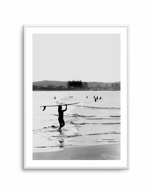 Surfer Girl | Byron Bay Art Print-PRINT-Olive et Oriel-Olive et Oriel-A4 | 8.3" x 11.7" | 21 x 29.7cm-Unframed Art Print-With White Border-Buy-Australian-Art-Prints-Online-with-Olive-et-Oriel-Your-Artwork-Specialists-Austrailia-Decorate-With-Coastal-Photo-Wall-Art-Prints-From-Our-Beach-House-Artwork-Collection-Fine-Poster-and-Framed-Artwork