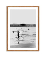Surfer Girl | Byron Bay Art Print-PRINT-Olive et Oriel-Olive et Oriel-Buy-Australian-Art-Prints-Online-with-Olive-et-Oriel-Your-Artwork-Specialists-Austrailia-Decorate-With-Coastal-Photo-Wall-Art-Prints-From-Our-Beach-House-Artwork-Collection-Fine-Poster-and-Framed-Artwork