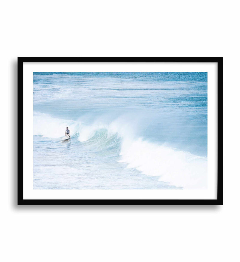 Surf's Up, Bondi Art Print-PRINT-Olive et Oriel-Olive et Oriel-A4 | 8.3" x 11.7" | 21 x 29.7cm-Black-With White Border-Buy-Australian-Art-Prints-Online-with-Olive-et-Oriel-Your-Artwork-Specialists-Austrailia-Decorate-With-Coastal-Photo-Wall-Art-Prints-From-Our-Beach-House-Artwork-Collection-Fine-Poster-and-Framed-Artwork