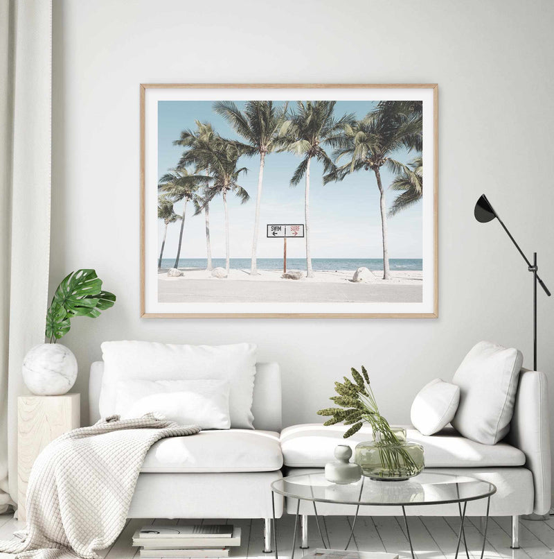 Swim or Surf Art Print-PRINT-Olive et Oriel-Olive et Oriel-Buy-Australian-Art-Prints-Online-with-Olive-et-Oriel-Your-Artwork-Specialists-Austrailia-Decorate-With-Coastal-Photo-Wall-Art-Prints-From-Our-Beach-House-Artwork-Collection-Fine-Poster-and-Framed-Artwork