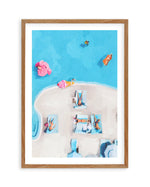 Swim Up I Art Print-PRINT-Olive et Oriel-Jess Mckinnon-50x70 cm | 19.6" x 27.5"-Walnut-With White Border-Buy-Australian-Art-Prints-Online-with-Olive-et-Oriel-Your-Artwork-Specialists-Austrailia-Decorate-With-Coastal-Photo-Wall-Art-Prints-From-Our-Beach-House-Artwork-Collection-Fine-Poster-and-Framed-Artwork