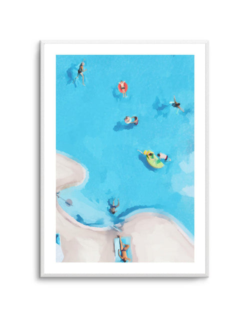 Swim Up II Art Print-PRINT-Olive et Oriel-Jess Mckinnon-Buy-Australian-Art-Prints-Online-with-Olive-et-Oriel-Your-Artwork-Specialists-Austrailia-Decorate-With-Coastal-Photo-Wall-Art-Prints-From-Our-Beach-House-Artwork-Collection-Fine-Poster-and-Framed-Artwork