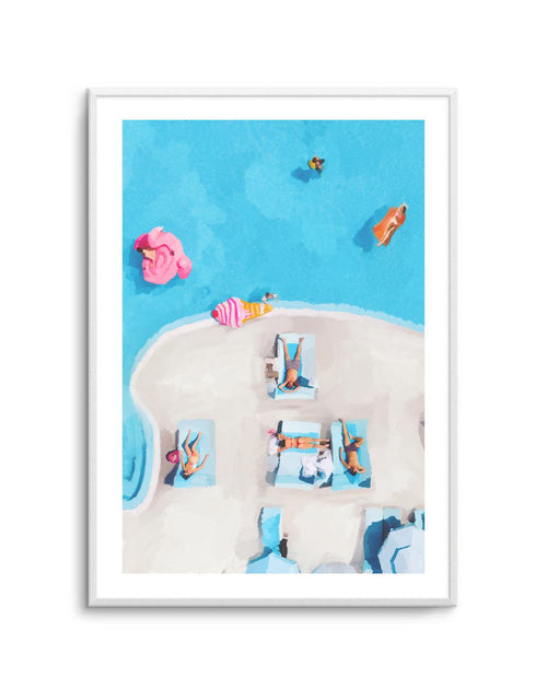 Swim Up I Art Print-PRINT-Olive et Oriel-Jess Mckinnon-Buy-Australian-Art-Prints-Online-with-Olive-et-Oriel-Your-Artwork-Specialists-Austrailia-Decorate-With-Coastal-Photo-Wall-Art-Prints-From-Our-Beach-House-Artwork-Collection-Fine-Poster-and-Framed-Artwork