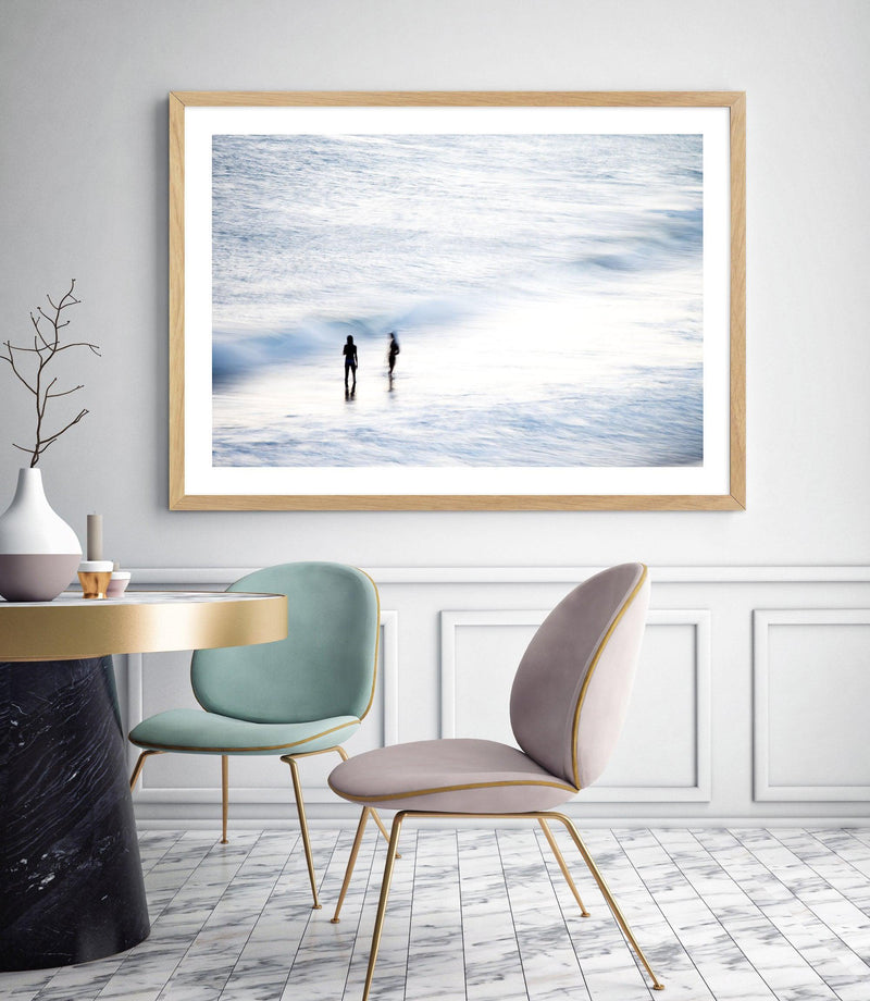 Swimmers at Dusk Art Print-PRINT-Olive et Oriel-Olive et Oriel-Buy-Australian-Art-Prints-Online-with-Olive-et-Oriel-Your-Artwork-Specialists-Austrailia-Decorate-With-Coastal-Photo-Wall-Art-Prints-From-Our-Beach-House-Artwork-Collection-Fine-Poster-and-Framed-Artwork