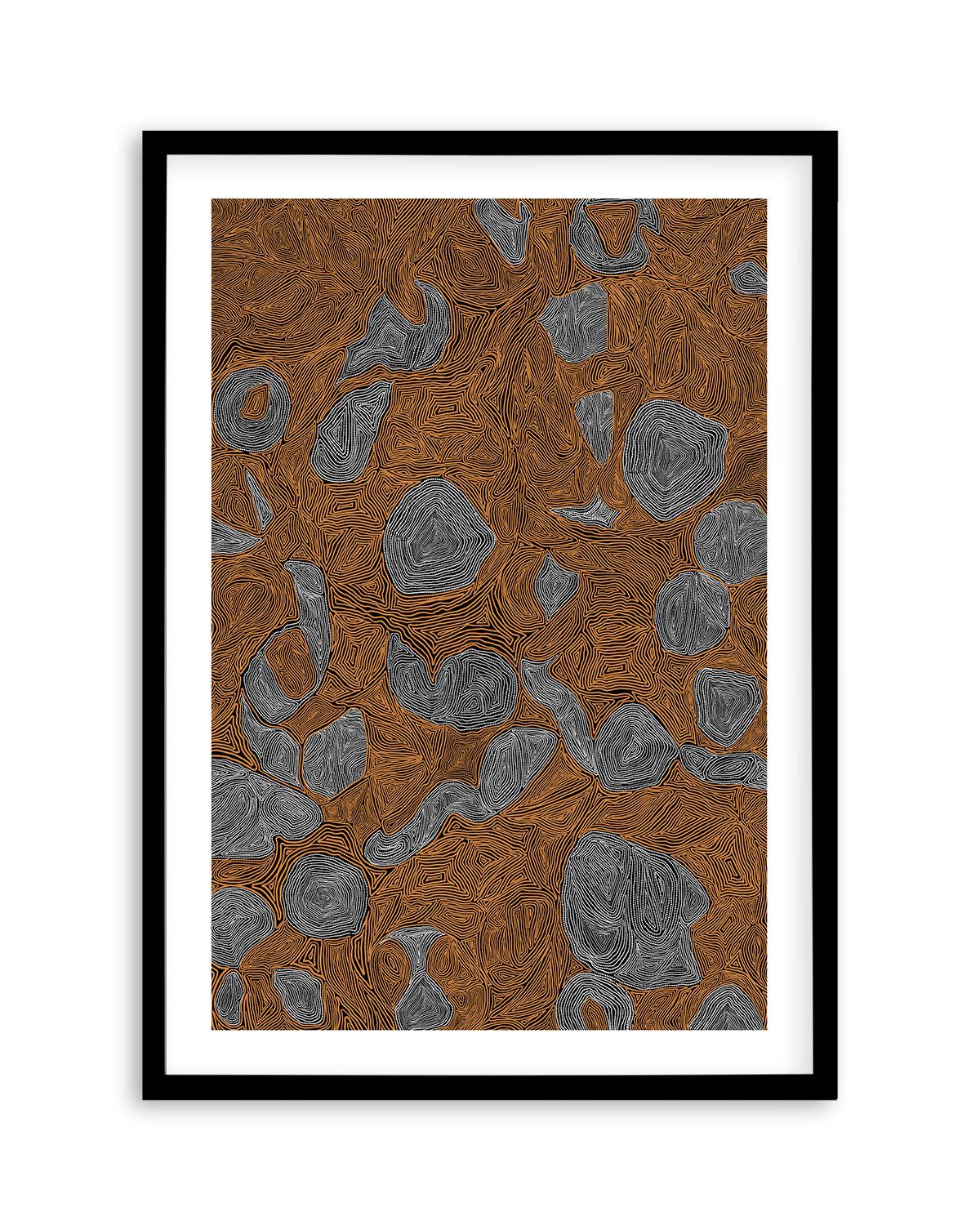 Systems | Burnt Orange by Leah Cummins Art Print