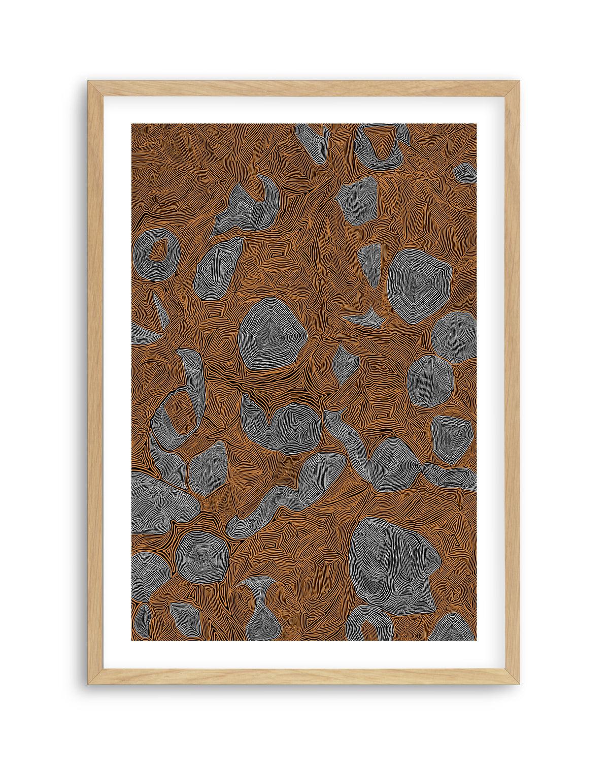 Systems | Burnt Orange by Leah Cummins Art Print