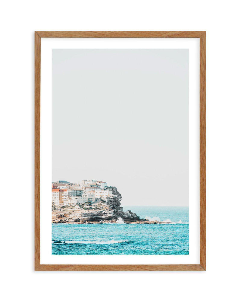Tamarama Headland Art Print-PRINT-Olive et Oriel-Olive et Oriel-50x70 cm | 19.6" x 27.5"-Walnut-With White Border-Buy-Australian-Art-Prints-Online-with-Olive-et-Oriel-Your-Artwork-Specialists-Austrailia-Decorate-With-Coastal-Photo-Wall-Art-Prints-From-Our-Beach-House-Artwork-Collection-Fine-Poster-and-Framed-Artwork