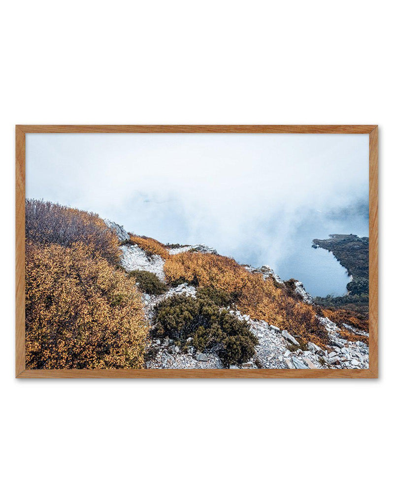 Tasmanian Mountain View Art Print-PRINT-Olive et Oriel-Olive et Oriel-50x70 cm | 19.6" x 27.5"-Walnut-With White Border-Buy-Australian-Art-Prints-Online-with-Olive-et-Oriel-Your-Artwork-Specialists-Austrailia-Decorate-With-Coastal-Photo-Wall-Art-Prints-From-Our-Beach-House-Artwork-Collection-Fine-Poster-and-Framed-Artwork